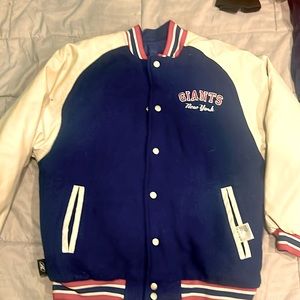 NY Giants large youth letterman’s jacket